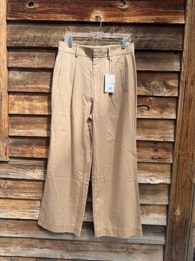 Everlane The Draper Pleated Pant in Buttersmooth